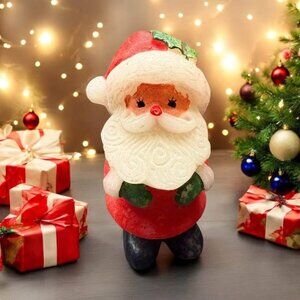 Vintage Diplomat Candles‎ Santa Christmas Candle 5.5 Inches